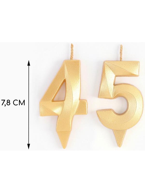 Свеча в торт юбилейная 