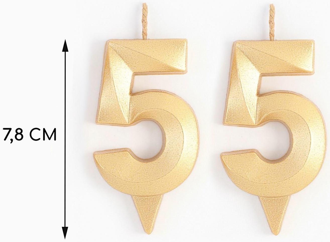 Свеча в торт юбилейная 