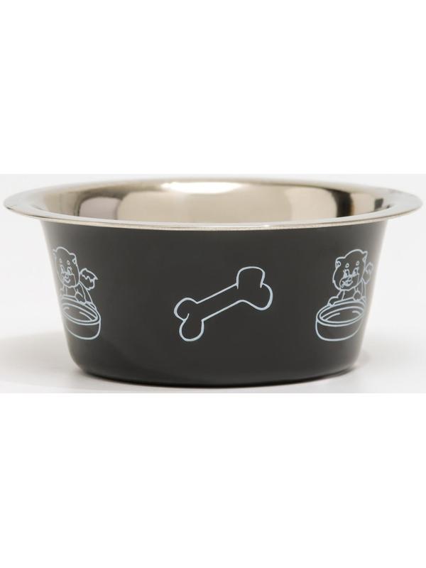 Миска цветная стандарт 200 мл, чёрная