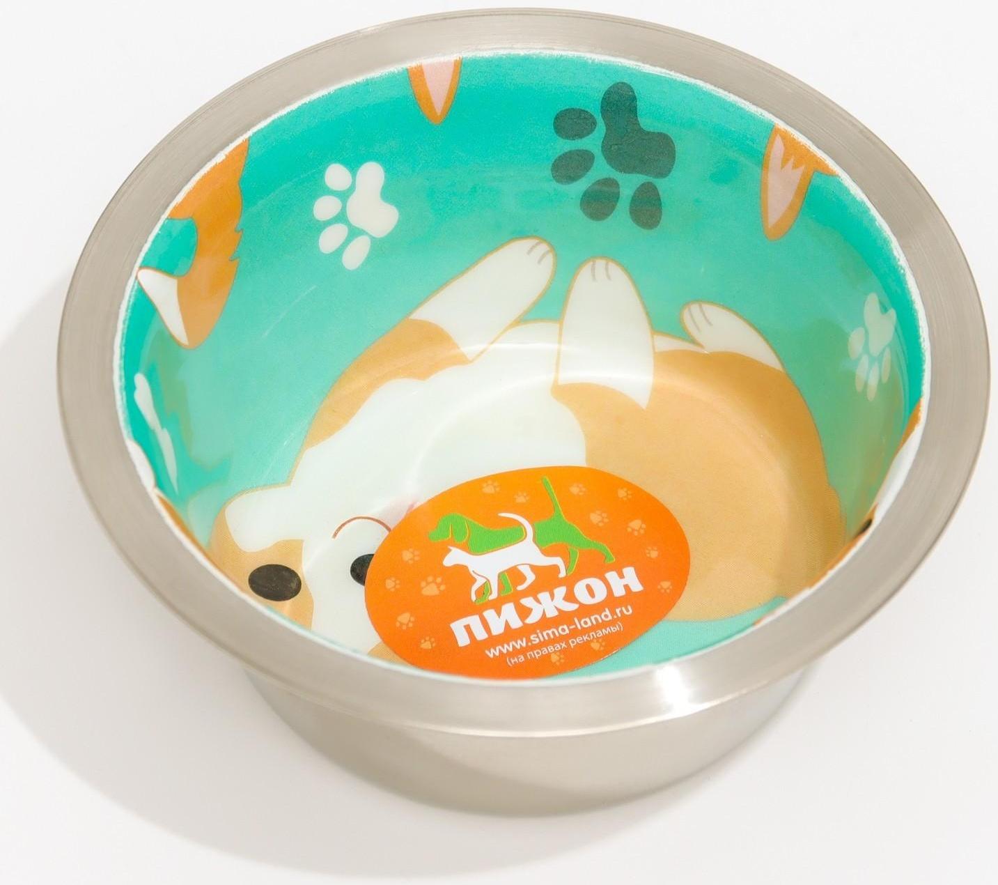 Миска стандартная цветная чаша, 200 мл