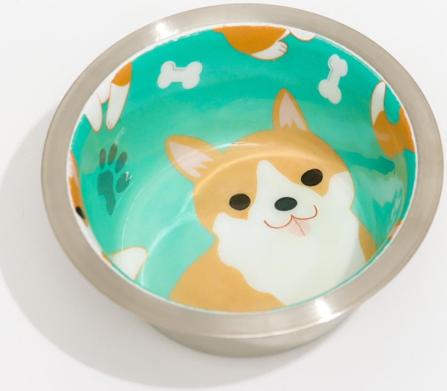 Миска стандартная цветная чаша, 200 мл