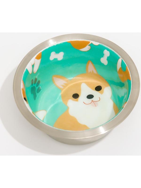 Миска стандартная цветная чаша, 200 мл