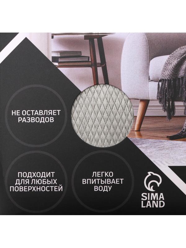 Салфетка микрофибра Raccoon «Блеск», 30×30 см, картонный конверт