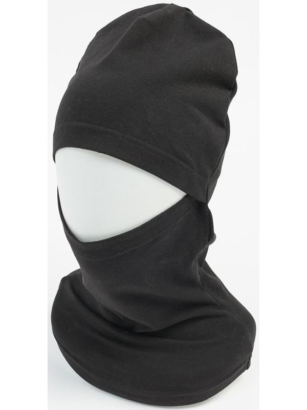 Балаклава кулирная гладь, цвет чёрный