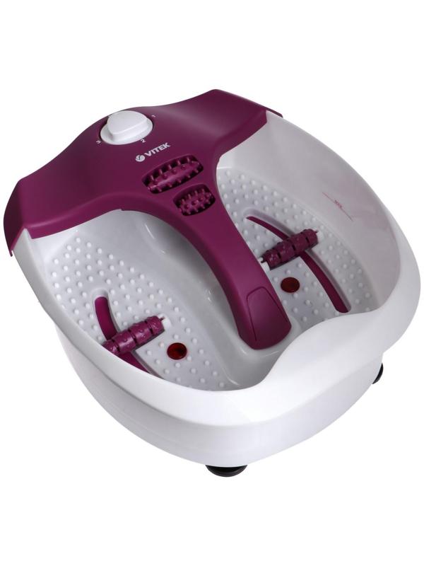 Массажная ванночка для ног Vitek VT-1799 VT, 80 Вт, 3 режима, 4 ролика, подогрев