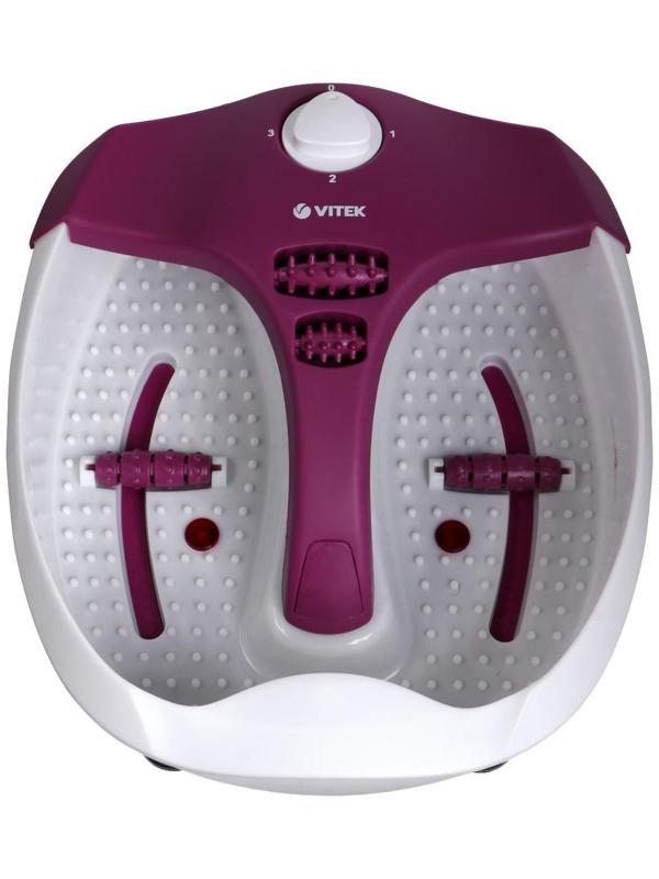 Массажная ванночка для ног Vitek VT-1799 VT, 80 Вт, 3 режима, 4 ролика, подогрев