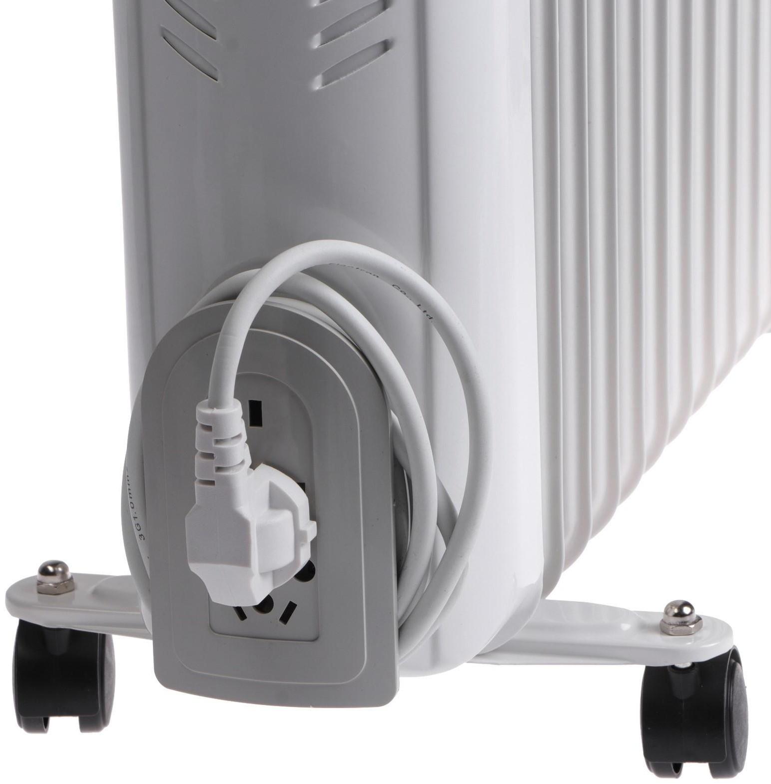 Обогреватель Vitek VT-1711 W, масляный, 1000/1500/2500 Вт, 13 секций, до 30 м²