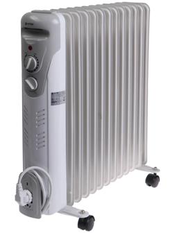 Обогреватель Vitek VT-1711 W, масляный, 1000/1500/2500 Вт, 13 секций, до 30 м²