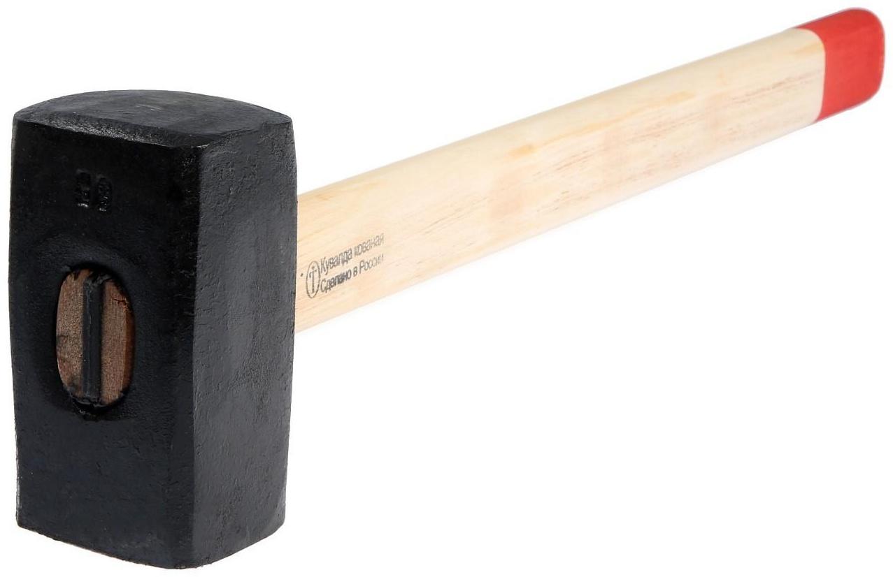 Кувалда Сибртех 10963, кованая головка, деревянная рукоятка 650 мм, 6000 г
