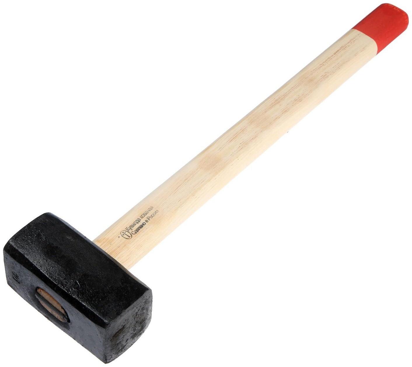 Кувалда Сибртех 10963, кованая головка, деревянная рукоятка 650 мм, 6000 г