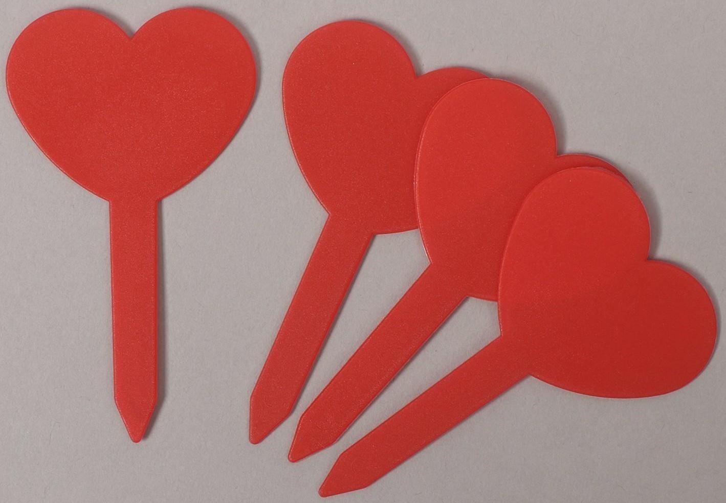 Таблички садовые для маркировки, 8 см, набор 20 шт., пластик, МИКС, Greengo