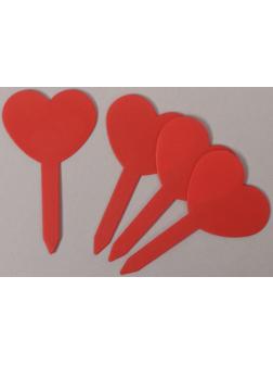 Таблички садовые для маркировки, 8 см, набор 20 шт., пластик, МИКС, Greengo