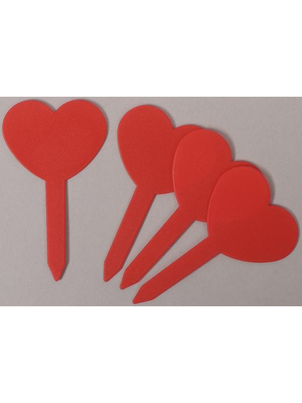 Таблички садовые для маркировки, 8 см, набор 20 шт., пластик, МИКС, Greengo