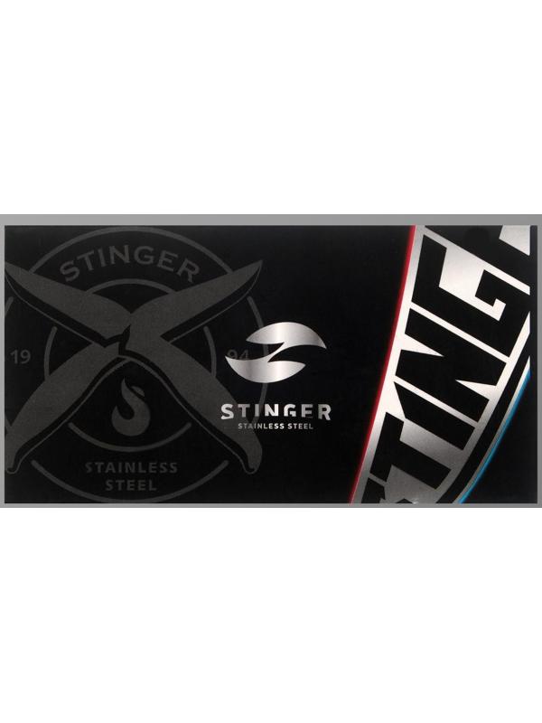 Мультитул Stinger, 13 функций, сталь, серебристо-чёрный, нейлоновый чехол