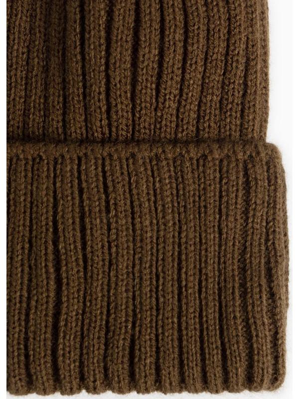 Шапка мужская на флисе, цвет хаки, размер 56-58