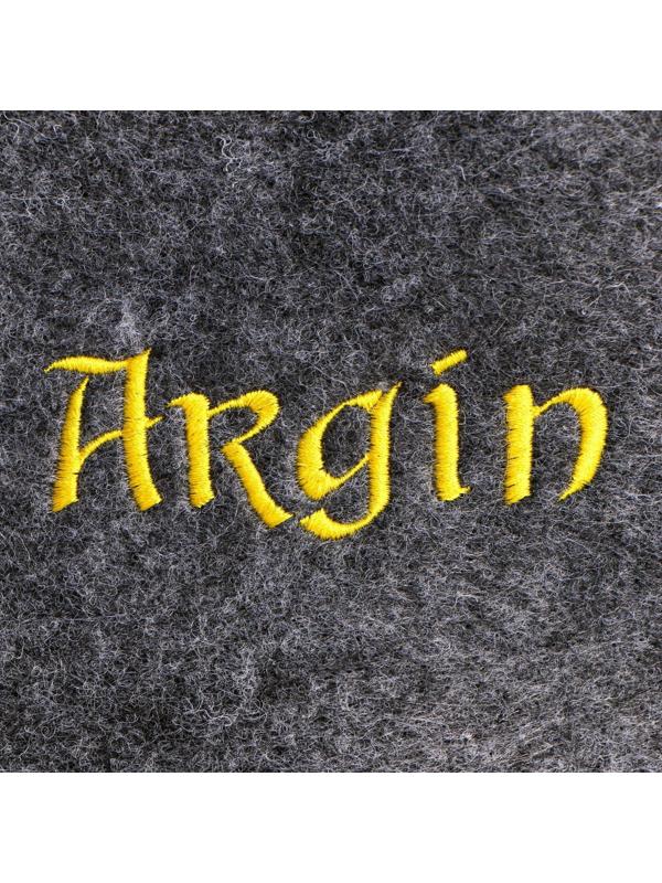 Шапка для бани с вышивкой 