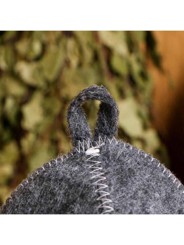 Шапка для бани с вышивкой 