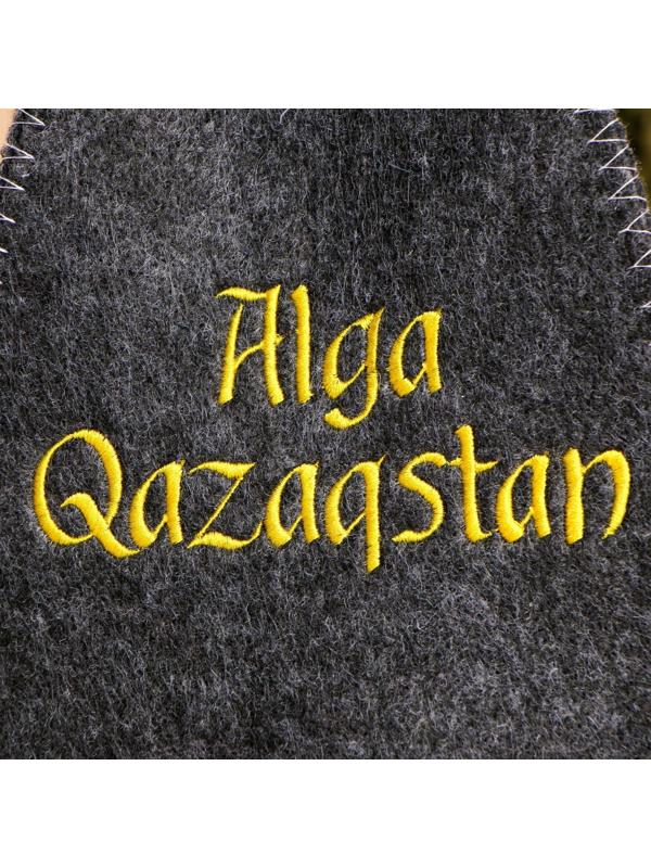 Шапка для бани с вышивкой 