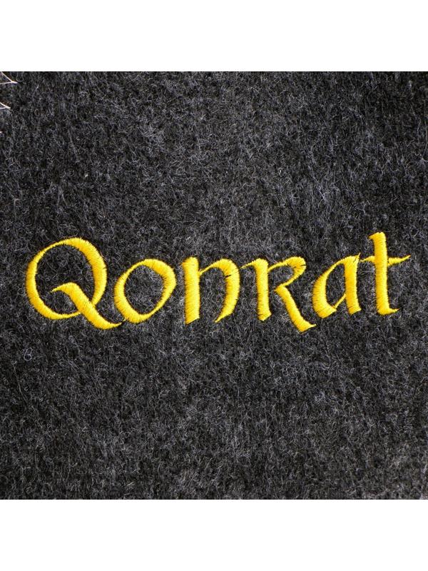 Шапка для бани с вышивкой 