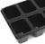 Кассета для рассады, 10 ячеек по 100 мл, набор 5 шт., чёрная