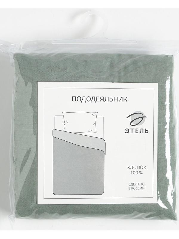 Пододеяльник Этель 200*215, цв.зеленый, 100% хлопок, поплин 125г/м2
