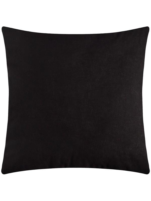 Наволочка Этель 70*70, цв.черный, 100% хлопок, поплин 125г/м2