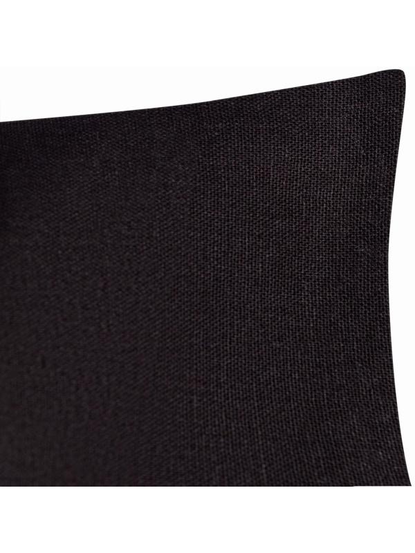 Наволочка Этель 70*70, цв.черный, 100% хлопок, поплин 125г/м2