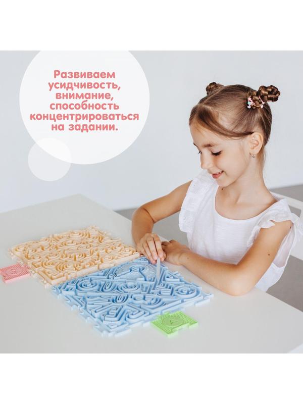 Модульный массажный коврик ОРТОДОН, набор «ЛАБИРИНТ»