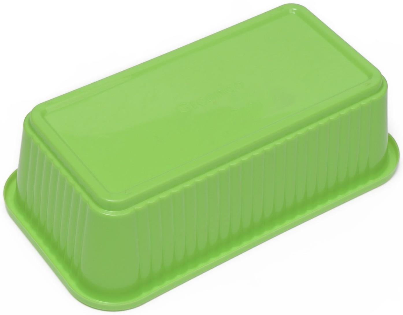 Ящик для рассады, 29 × 16 × 8,5 см, 2,5 л, 10 лунок, зелёный, Greengo