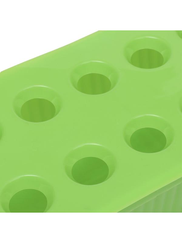 Ящик для рассады, 29 × 16 × 8,5 см, 2,5 л, 10 лунок, зелёный, Greengo