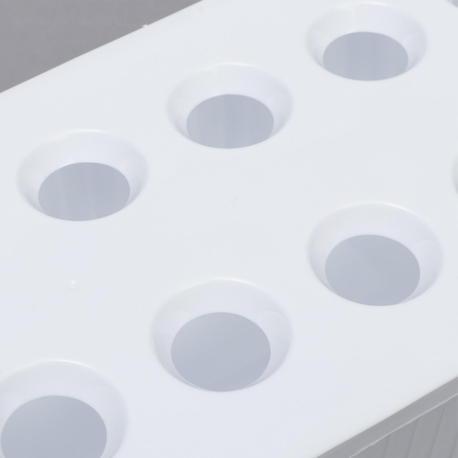 Ящик для рассады, 29 × 16 × 8,5 см, 2,5 л, 10 лунок, белый, Greengo