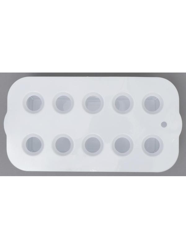 Ящик для рассады, 29 × 16 × 8,5 см, 2,5 л, 10 лунок, белый, Greengo