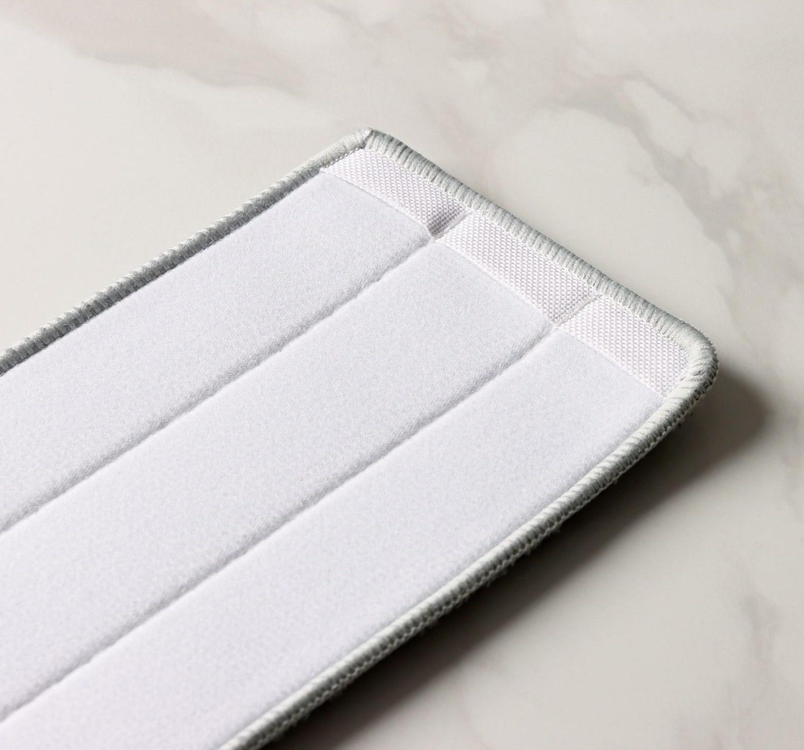 Насадка для швабры с отжимом и алюминиевой платформой Raccoon, карманы с двух сторон, микрофибра 42×12,5 см