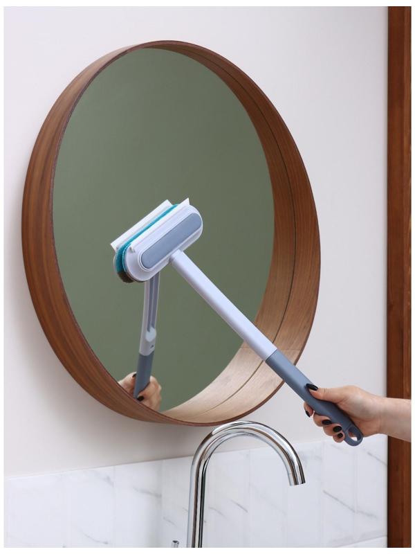 Окномойка Raccoon, велюровая насадка, дополонительная щётка для одежды, дополнительная пластиковая щётка, силиконовый сгон