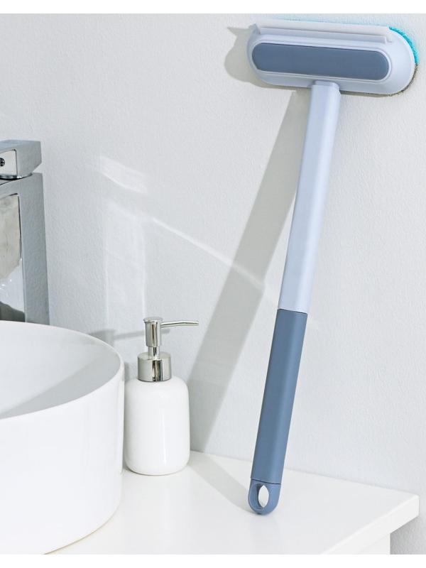 Окномойка Raccoon, велюровая насадка, дополонительная щётка для одежды, дополнительная пластиковая щётка, силиконовый сгон