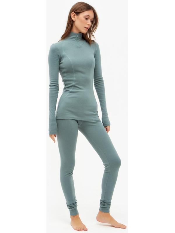 Термобелье женское (лонгслив, лосины) MINAKU цвет хаки, р-р 44