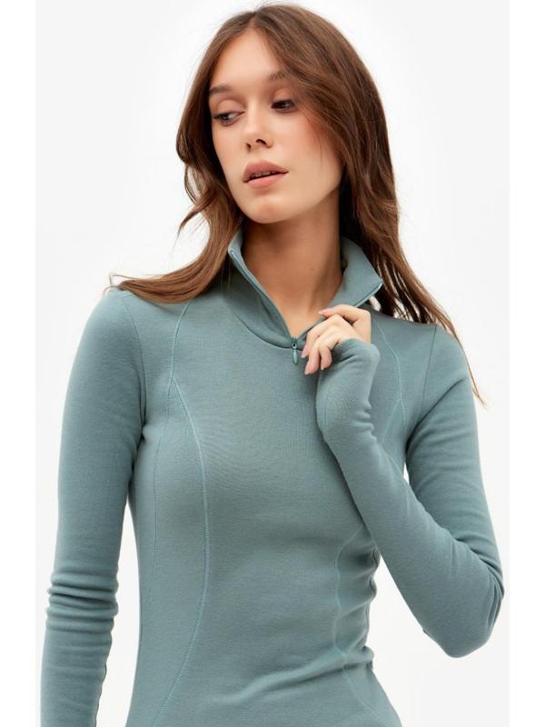 Термобелье женское (лонгслив, лосины) MINAKU цвет хаки, р-р 44