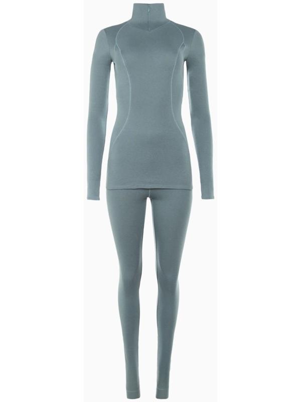 Термобелье женское (лонгслив, лосины) MINAKU цвет хаки, р-р 46