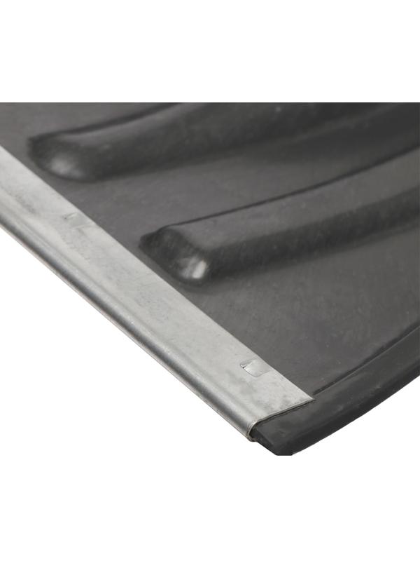 Ковш лопаты пластиковый, 300 × 240 мм, с оцинкованной планкой, тулейка 32 мм