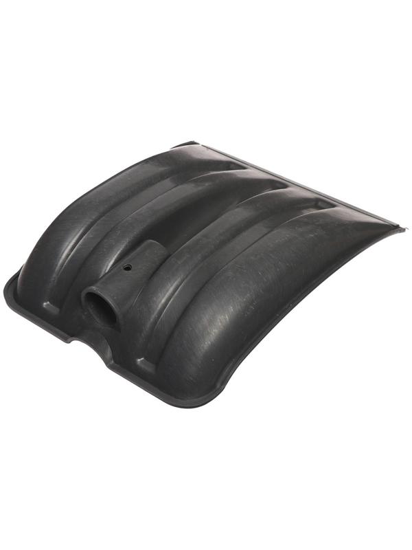 Ковш лопаты пластиковый, 300 × 240 мм, с оцинкованной планкой, тулейка 32 мм