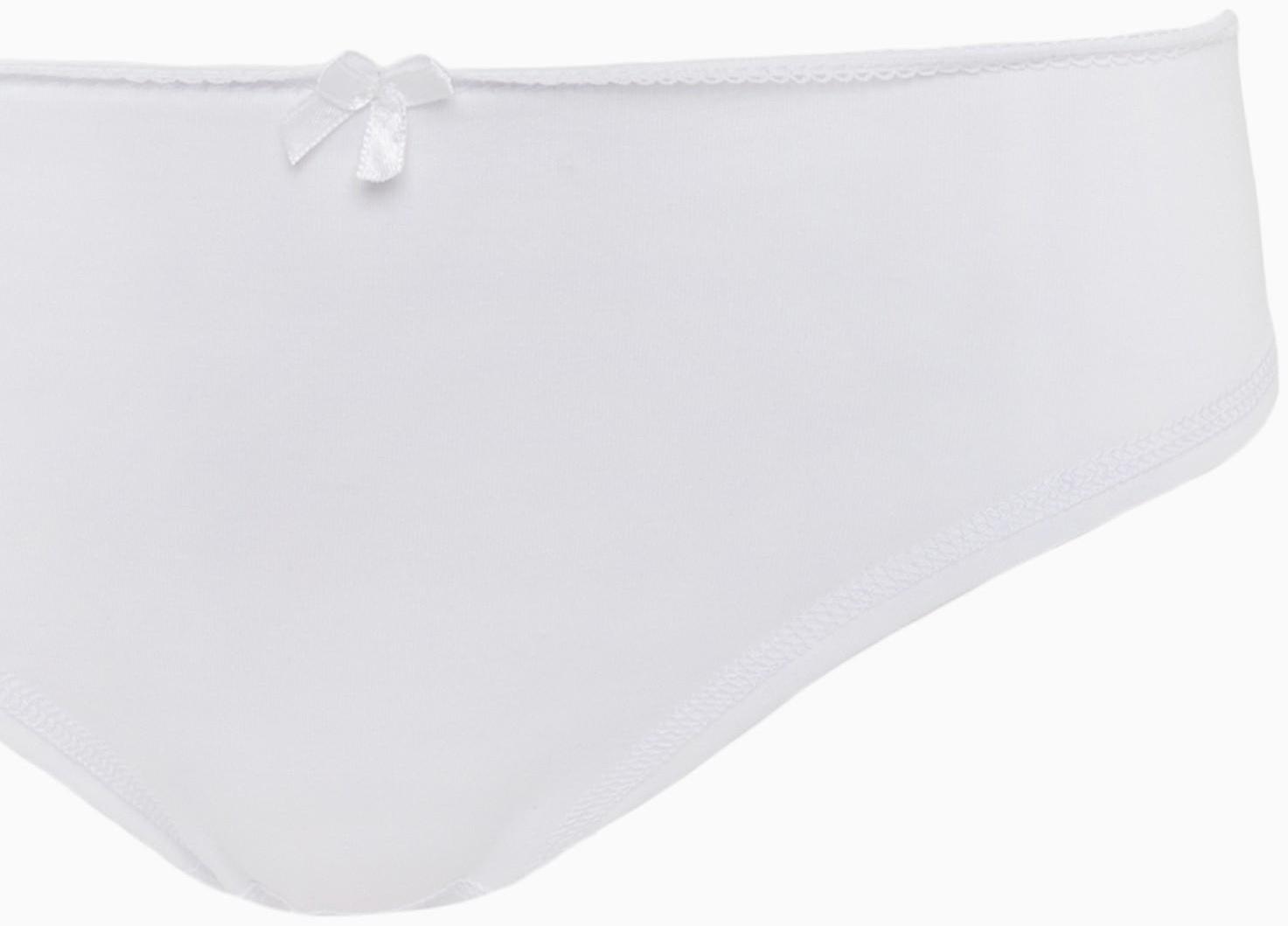 Трусы женские бразильяна, цвет белый, размер 48