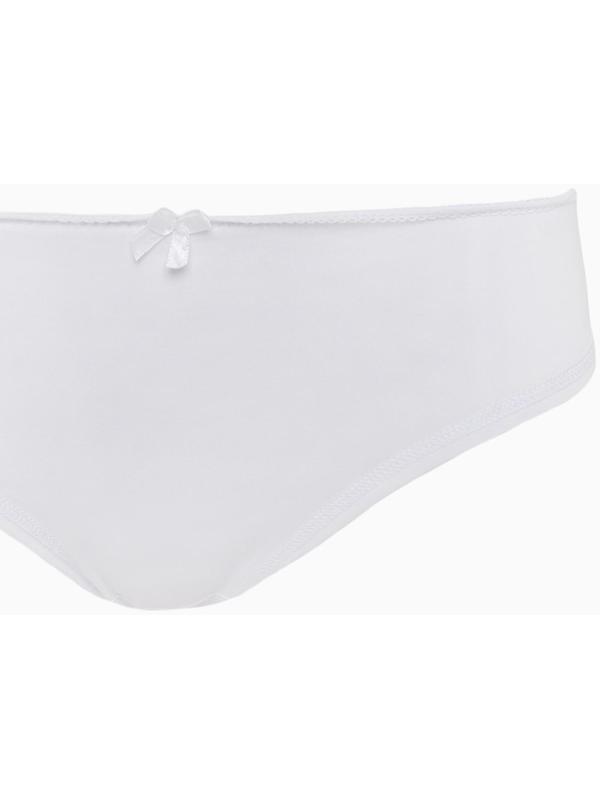 Трусы женские бразильяна, цвет белый, размер 48