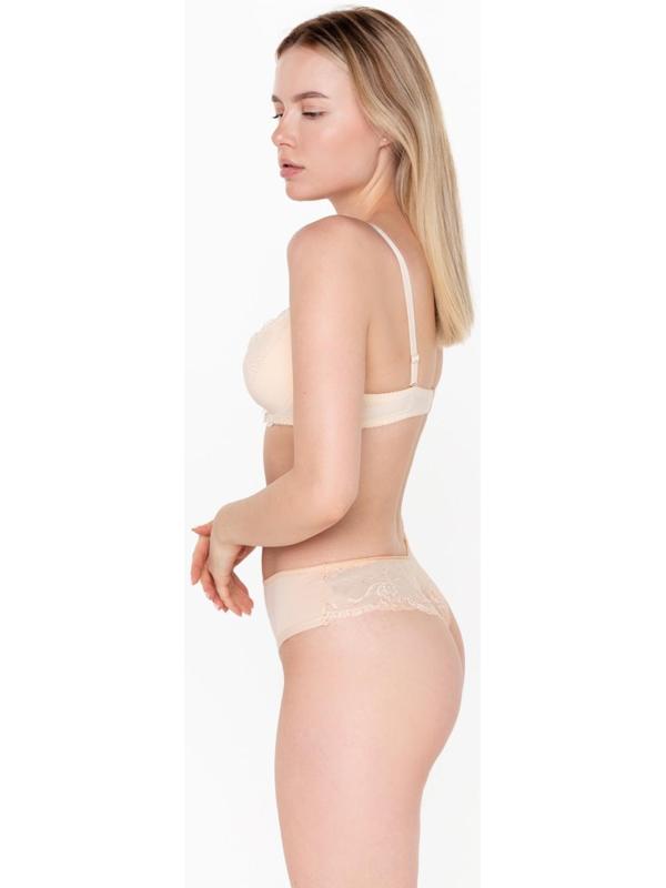 Трусы женские бразильяна, цвет бежевый, размер 50