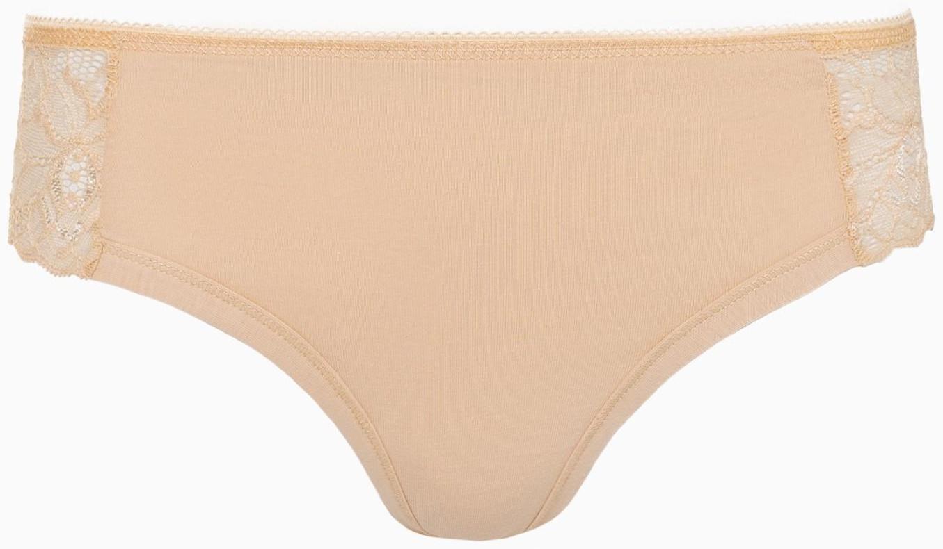Трусы женские стринги, цвет бежевый, размер 44