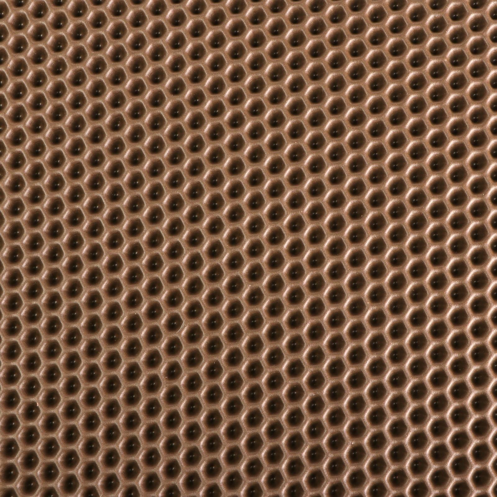 Коврик eva универсальный Grand Caratt, Соты 43 х 62 см, коричневый