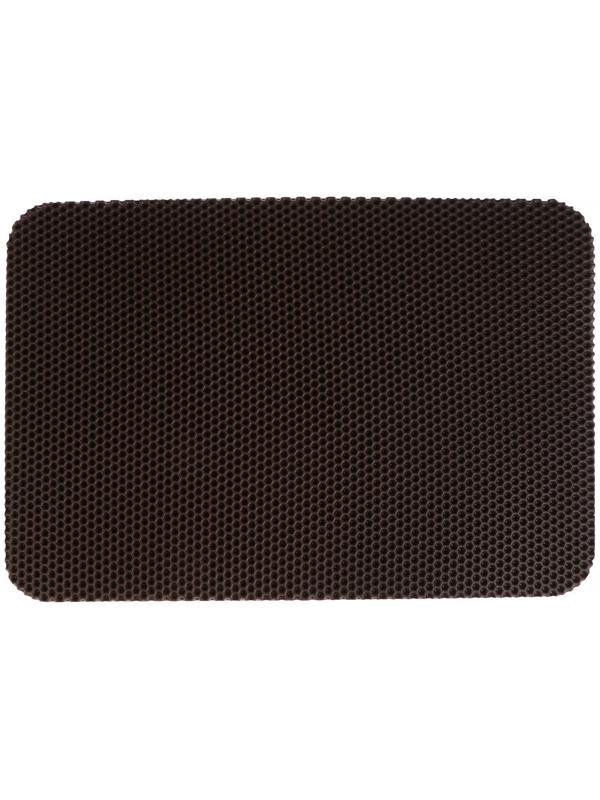 Коврик eva универсальный Grand Caratt, Соты 43 х 62 см, коричневый