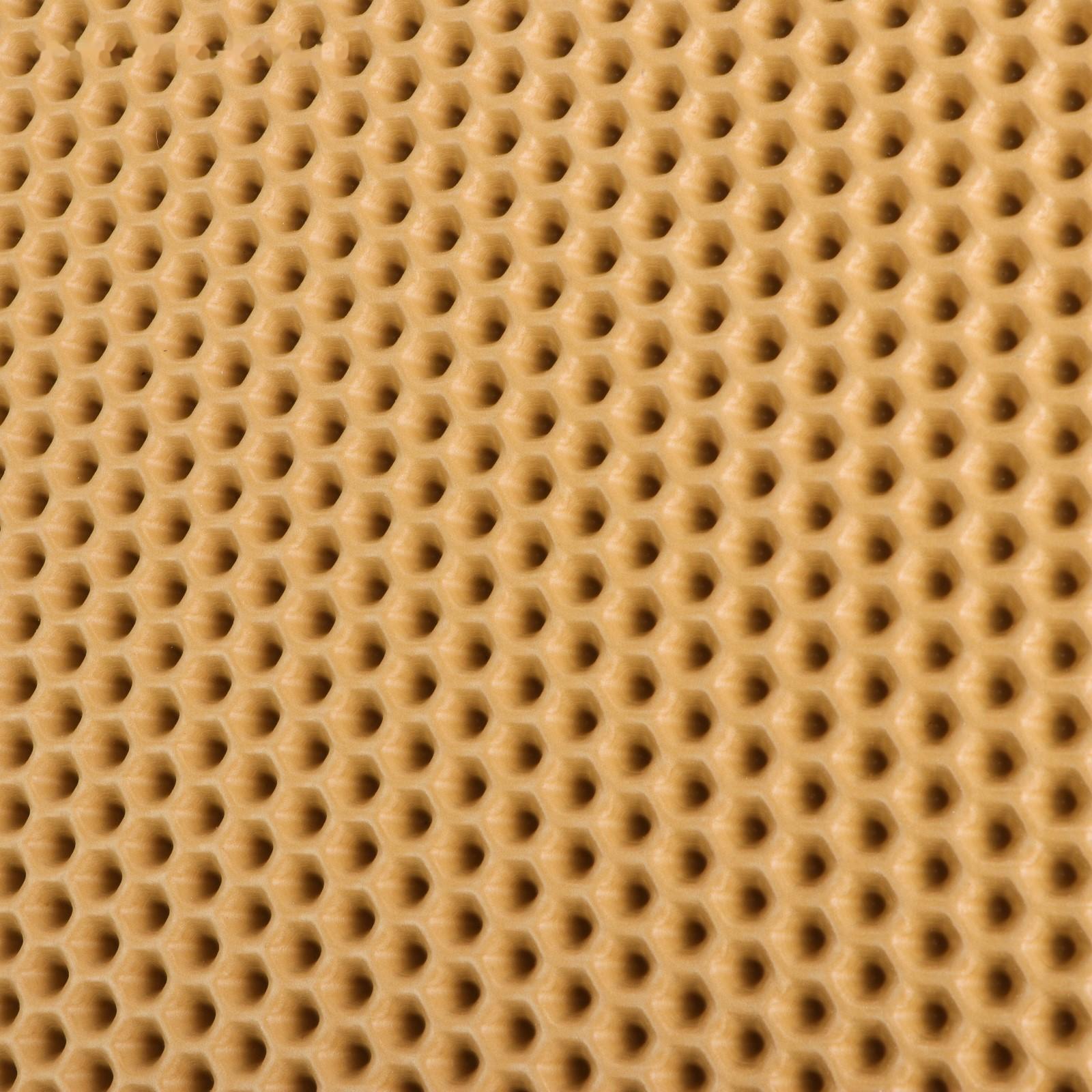 Коврик eva универсальный Grand Caratt, Соты 43 х 62 см, бежевый