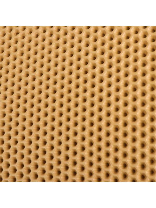 Коврик eva универсальный Grand Caratt, Соты 43 х 62 см, бежевый