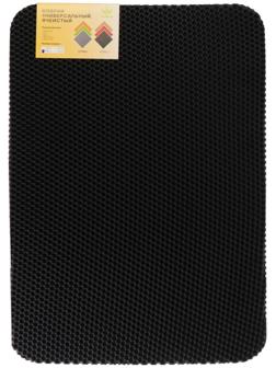 Коврик eva универсальный Grand Caratt, Соты 43 х 62 см, черный