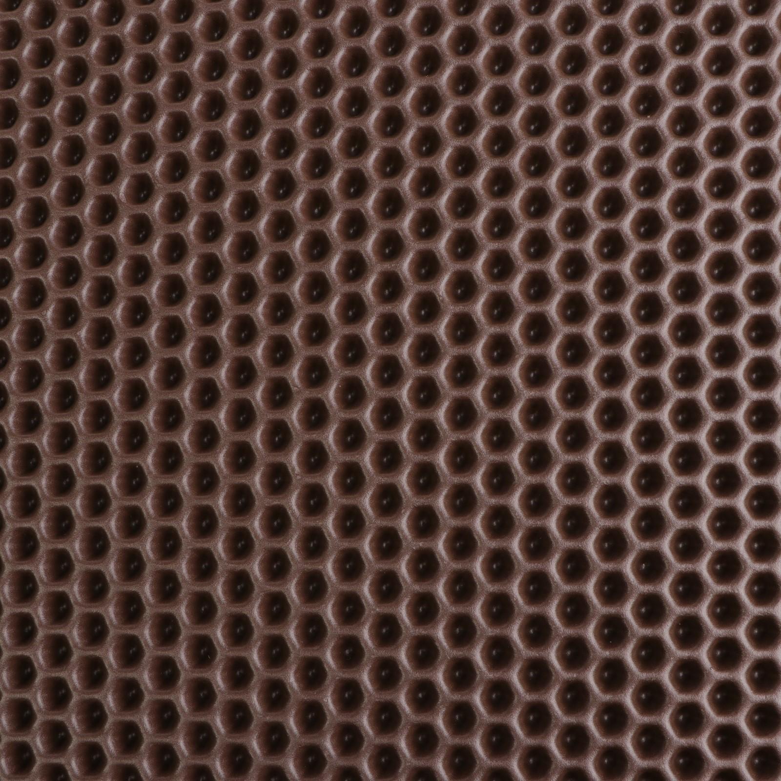 Коврик eva универсальный Grand Caratt, Соты 67 х 82 см, коричневый